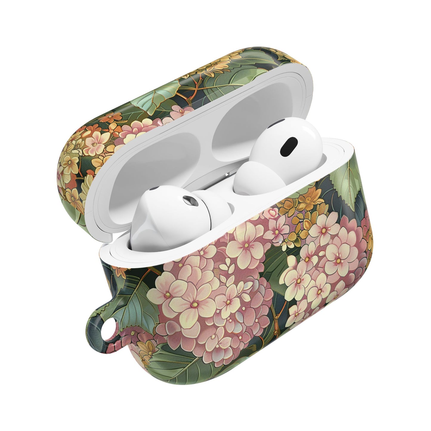 Vintage Hydrangea Floral AirPod Case