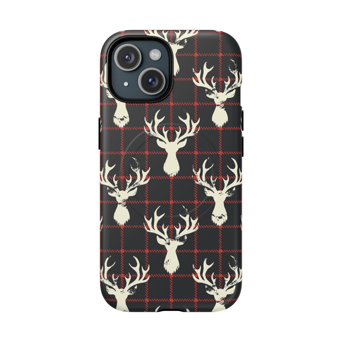 Stag Plaid Tough Magnetic Case
