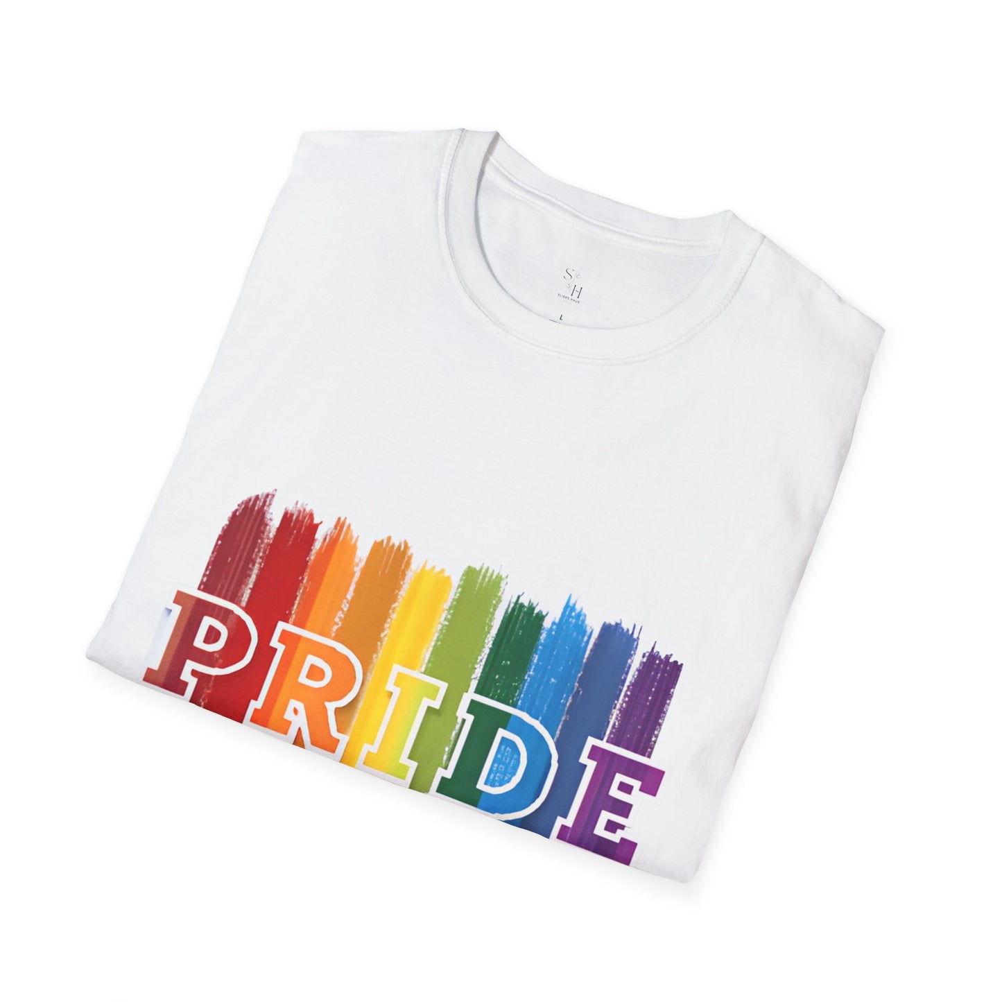Pride Rainbow Stripes & Fingerprint T-Shirt