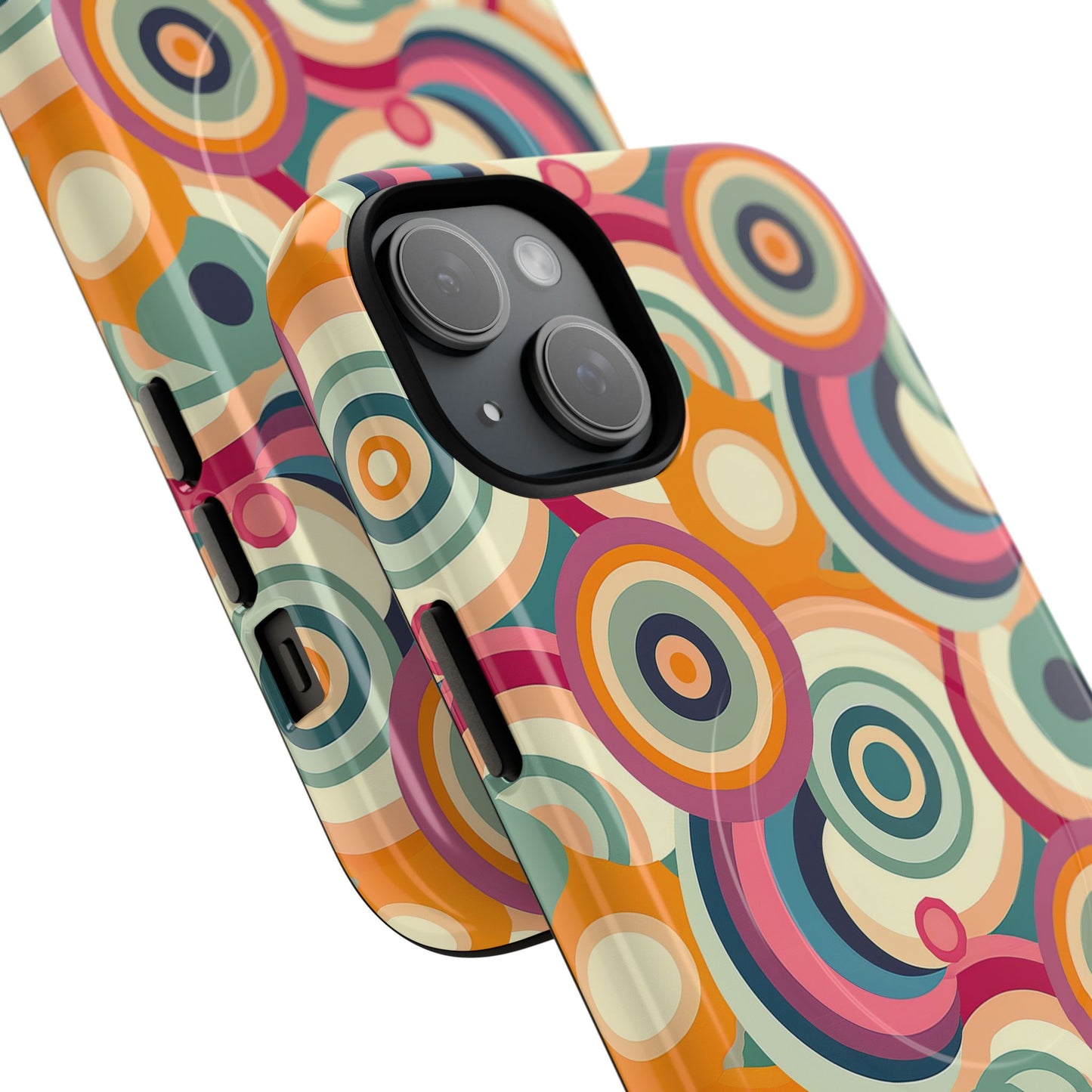 Retro Ripple Tough Magnetic Phone Case