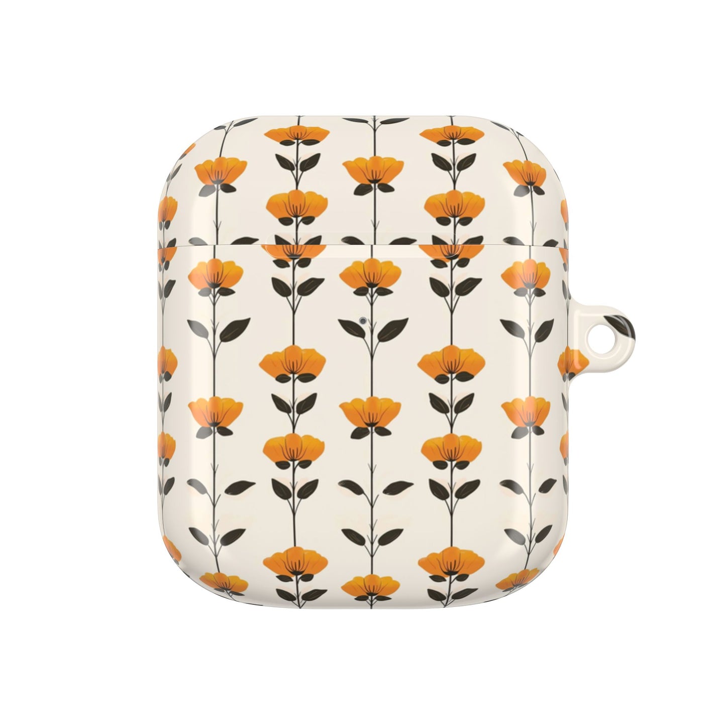 Golden Flowers AirPod Case