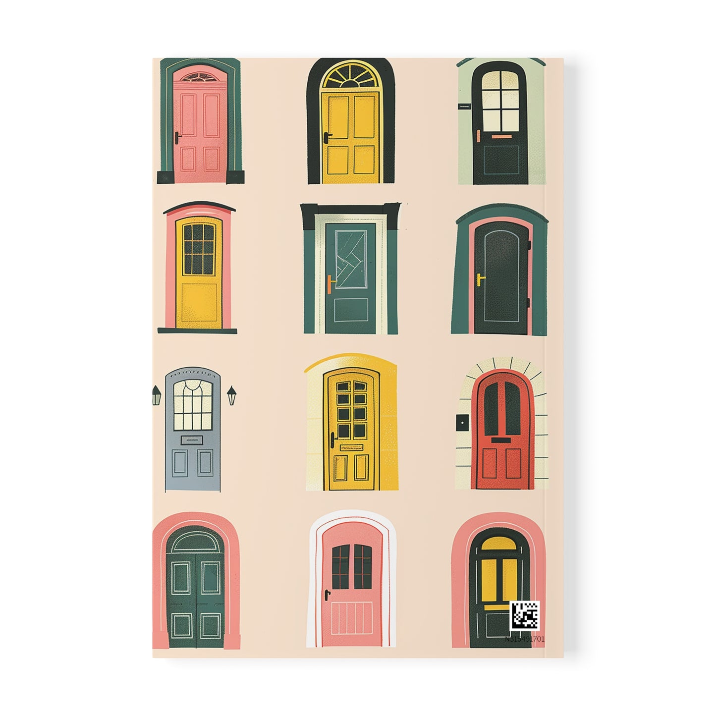 Charming Doors A5 Notebook