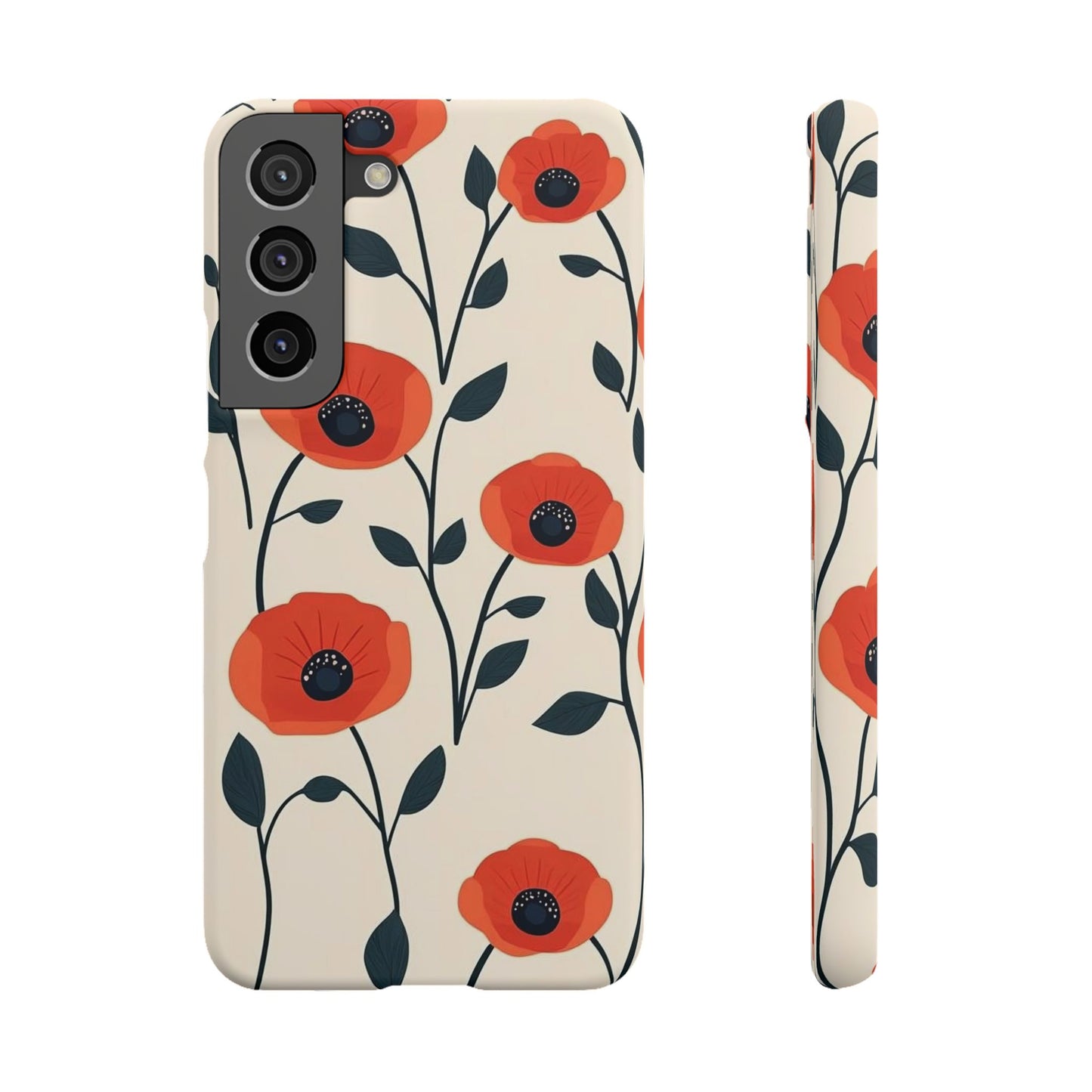 Poppy Fields Phone Snap Case