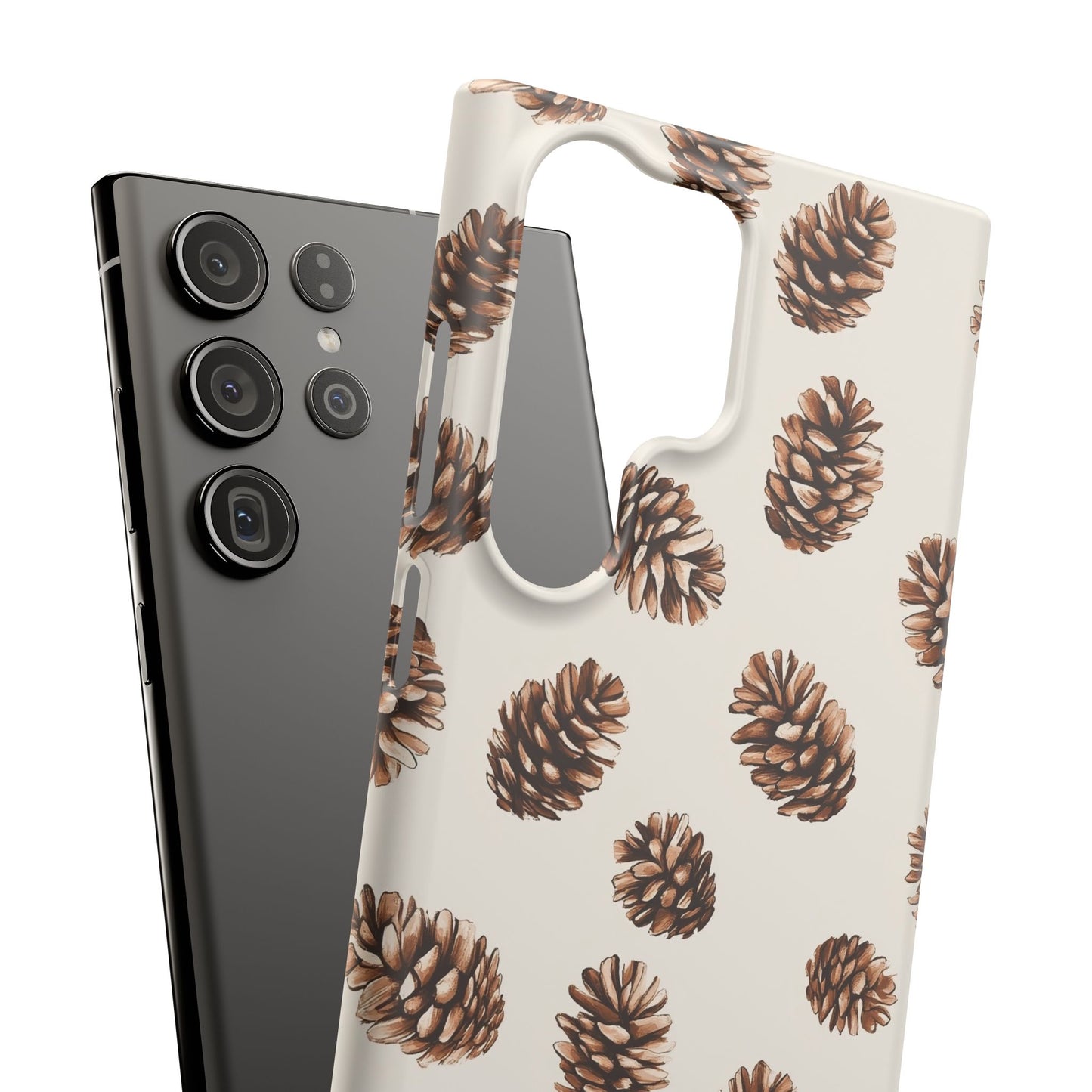 Woodland- Pine Cone Snap Phone Case