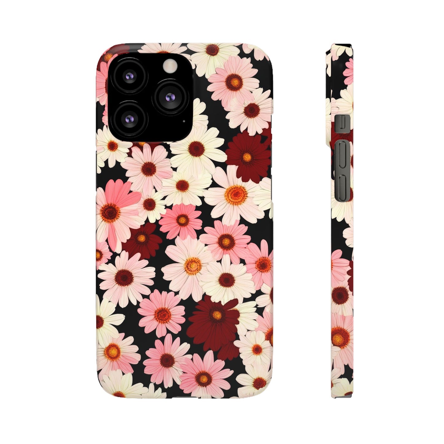 Petal Swing Retro Floral Snap Case