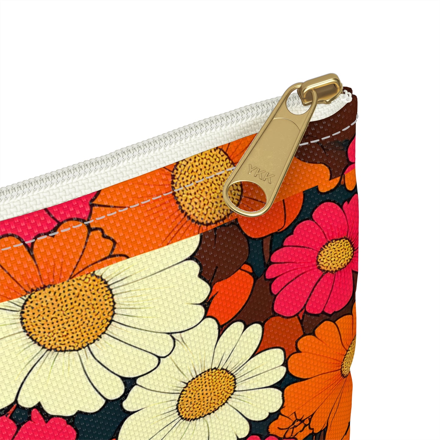 Retro Blooms Accessory Pouch