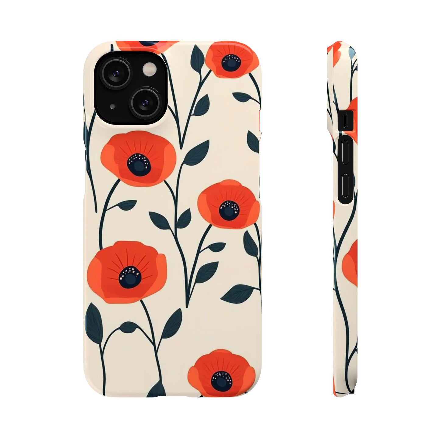 Poppy Fields Phone Snap Case