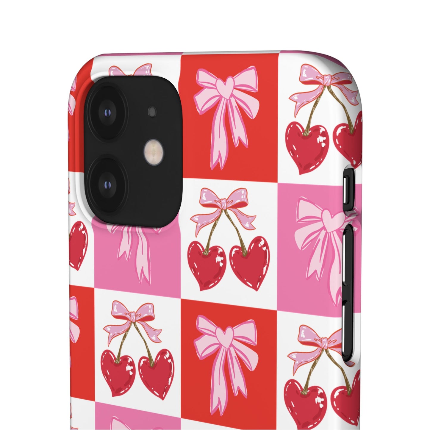 Sweet Pink Coquette Snap Case
