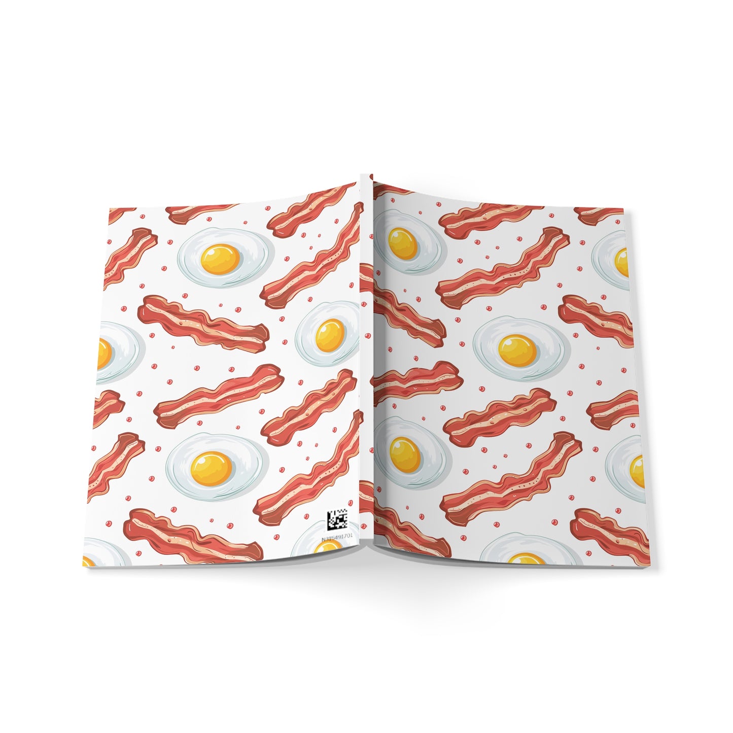 Over Easy Bacon & Eggs- A5 Softcover Journal