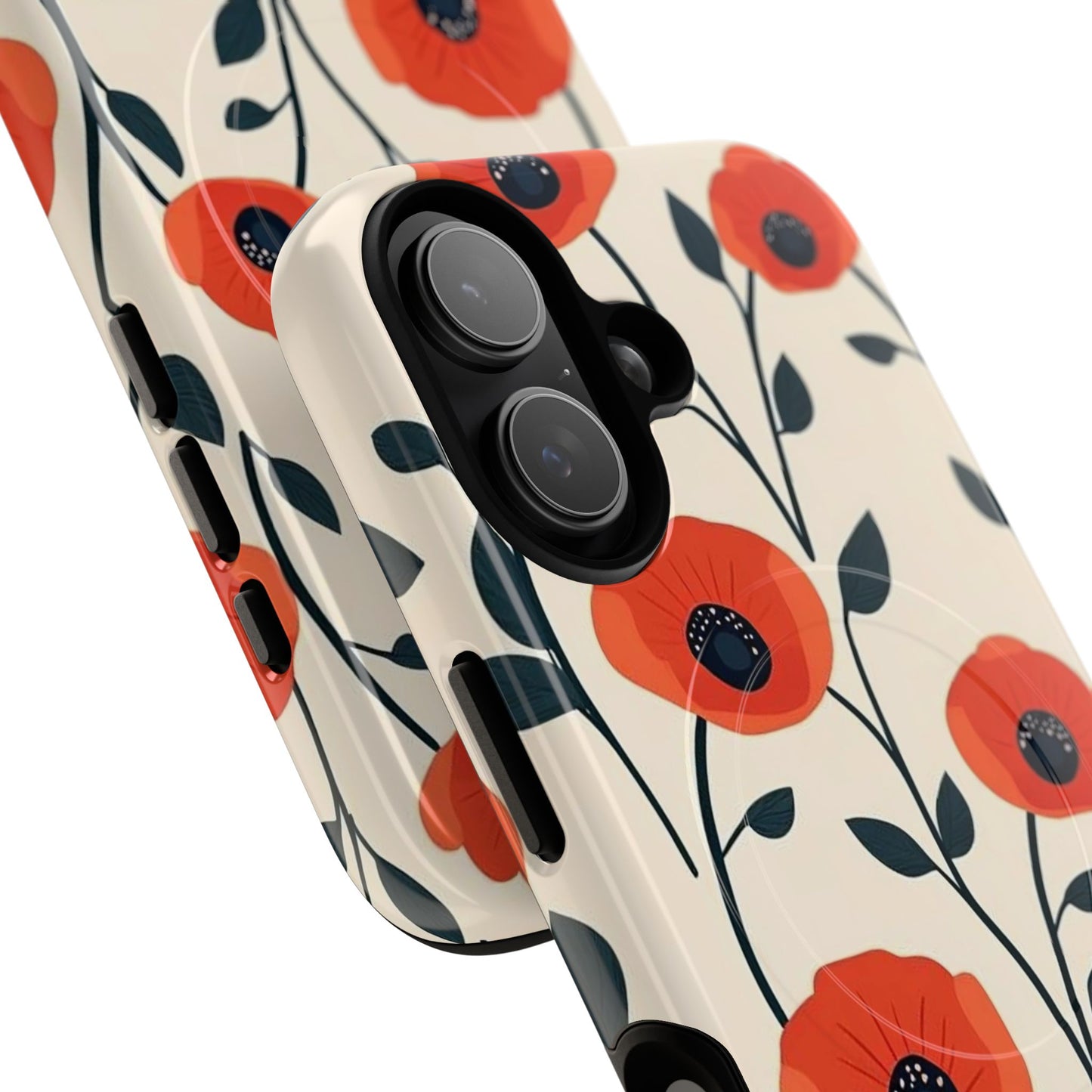 Poppy Fields Tough Magnetic Phone Case