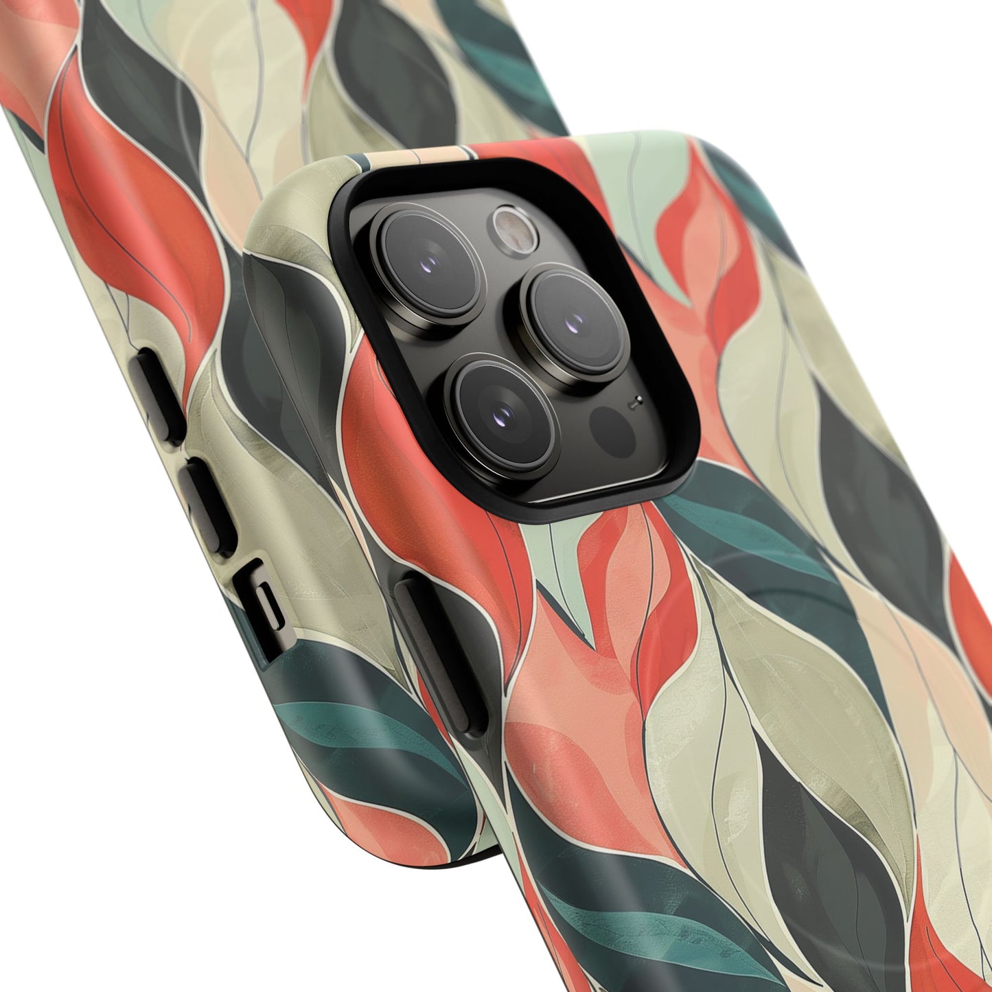 Soft Swirl Floral Tough Magnetic Case