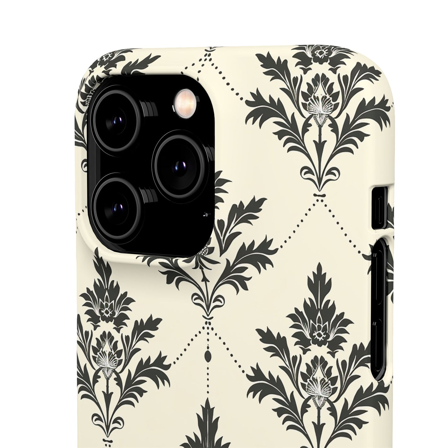 Midnight Damask Snap Case