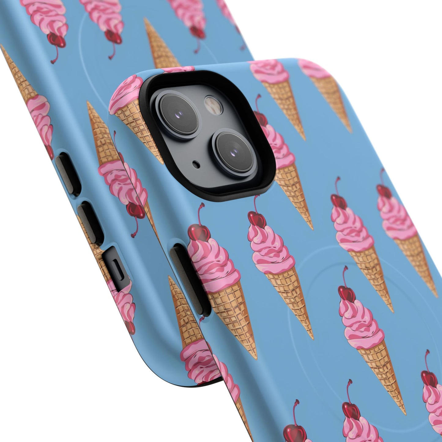 Cherry Swirl Tough Magnetic Phone Case