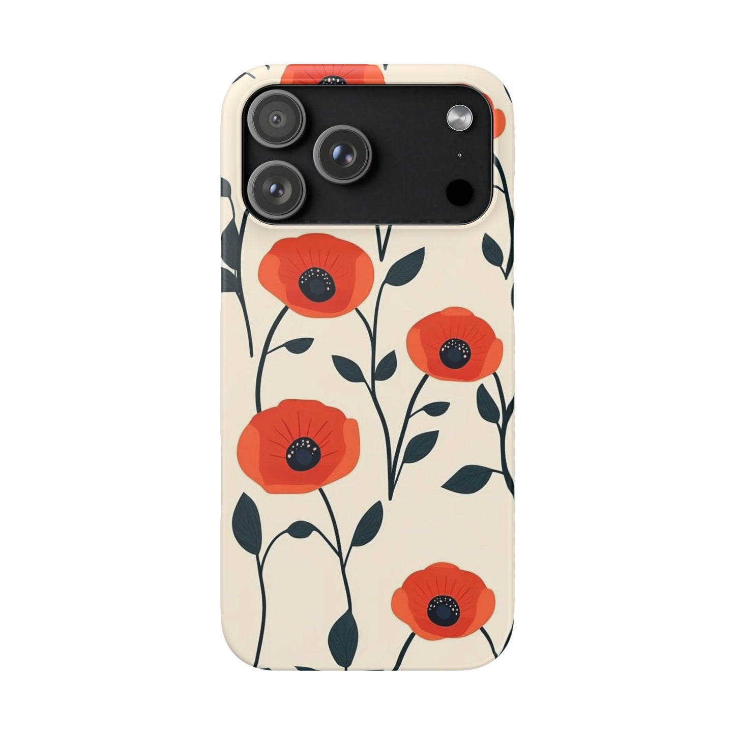 Poppy Fields Phone Snap Case