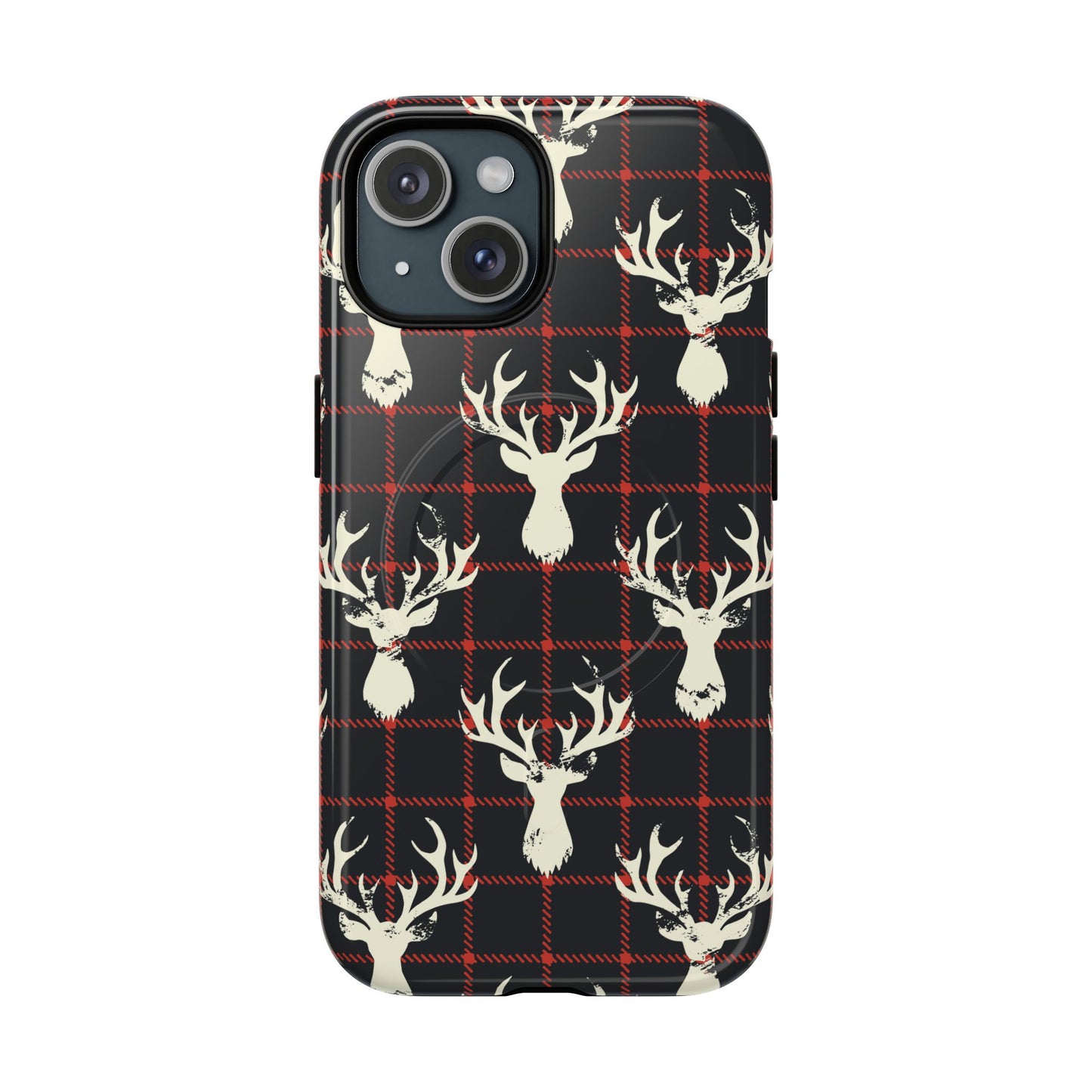 Stag Plaid Tough Magnetic Case