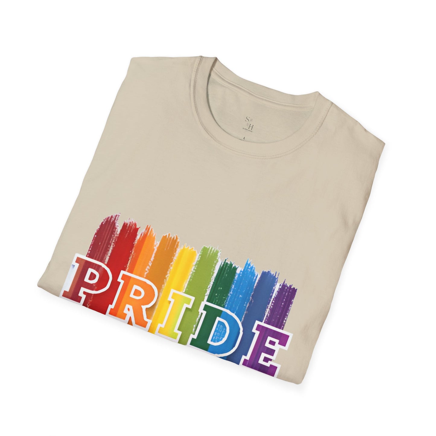 Pride Rainbow Stripes & Fingerprint T-Shirt