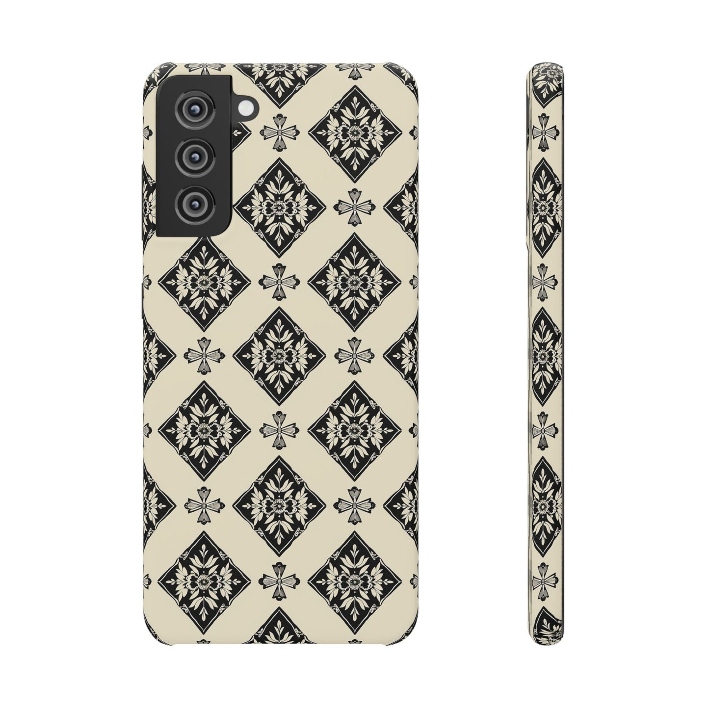Flora Noir Snap Case