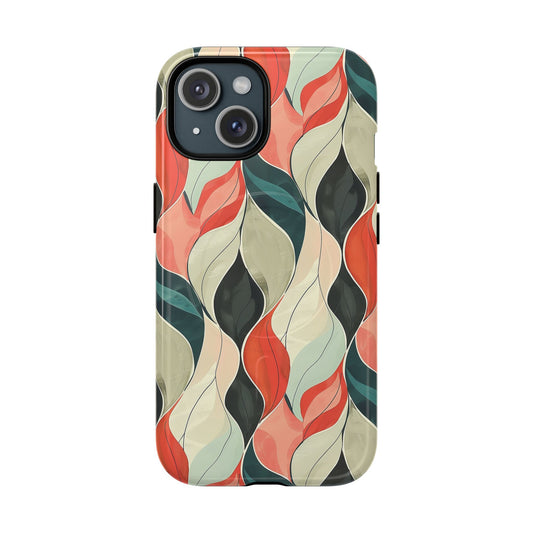 Soft Swirl Floral Tough Magnetic Case
