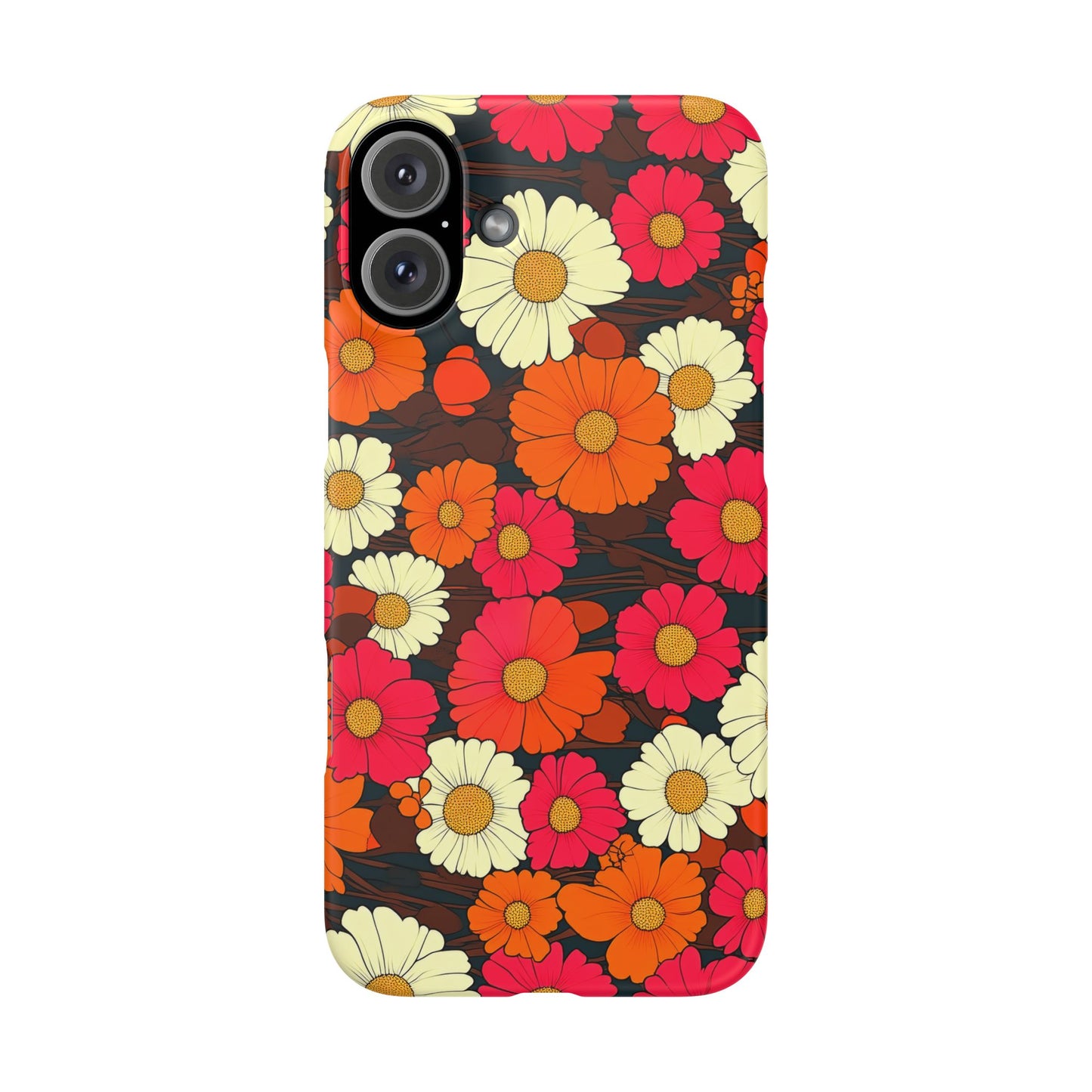 Petal Swing Retro Phone Snap Case