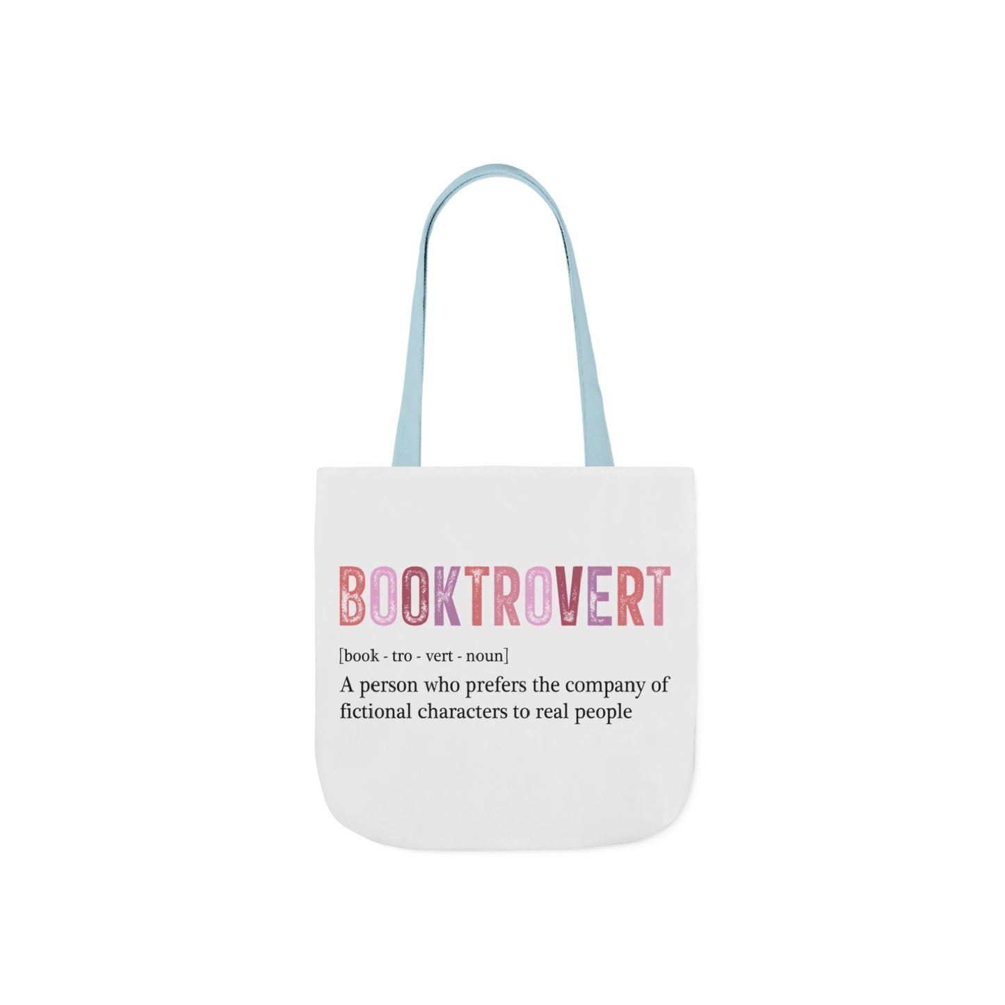Book Lover's Canvas Tote Bag - Booktrovert