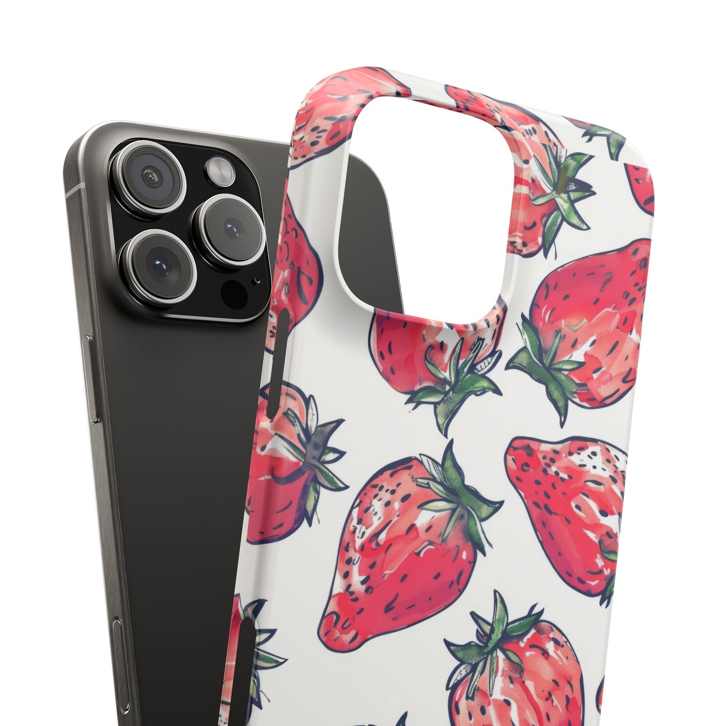 Creamy Berry Phone Snap Case