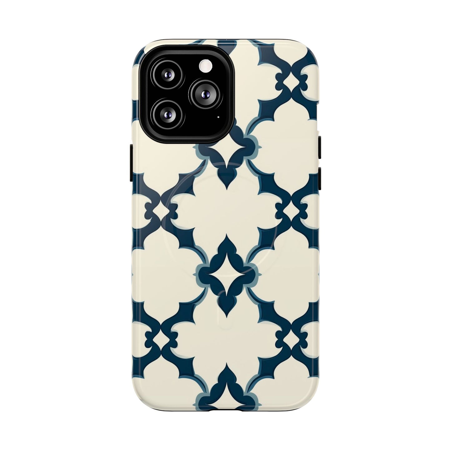 Midnight Quatrefoil Tough Magnetic Case