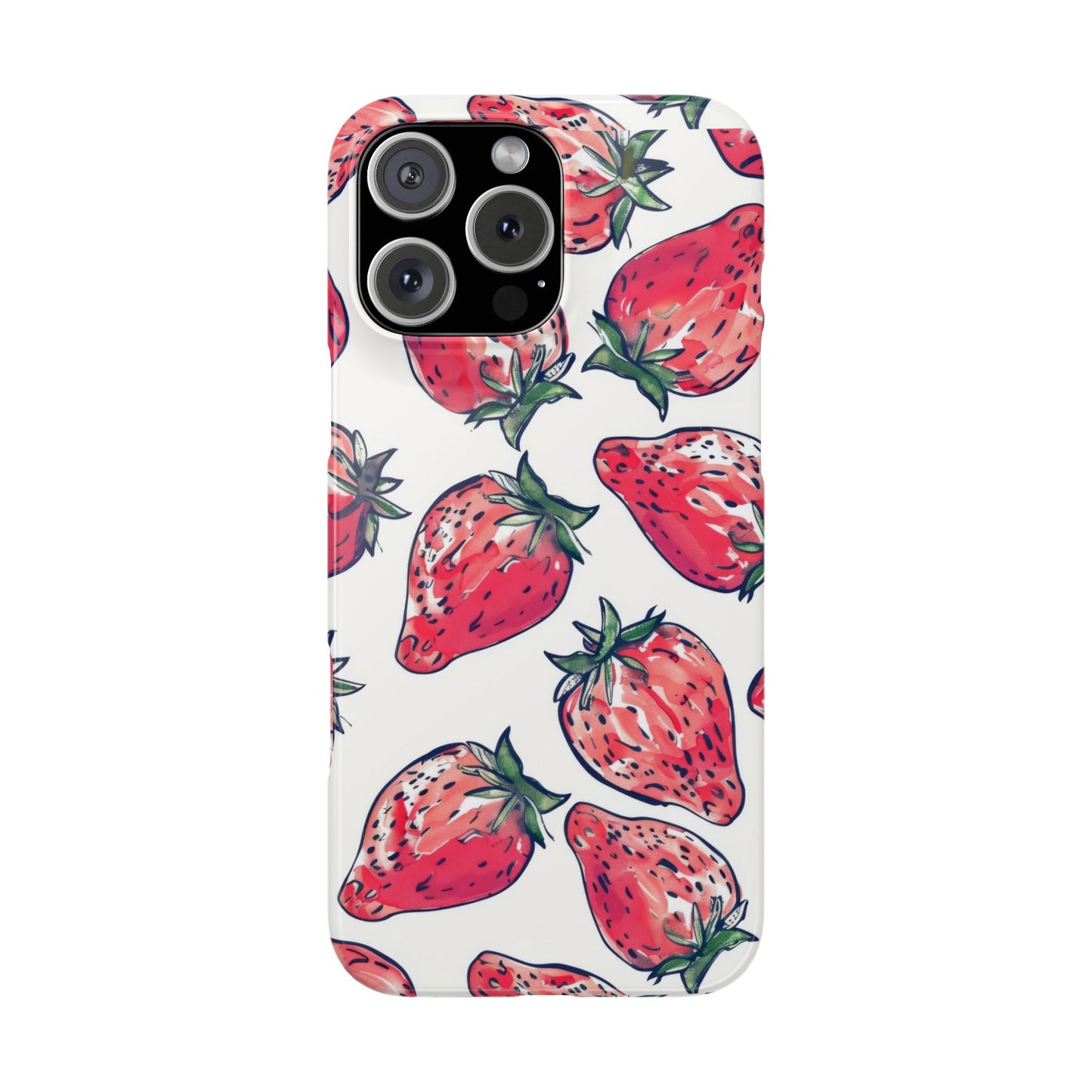 Creamy Berry Phone Snap Case
