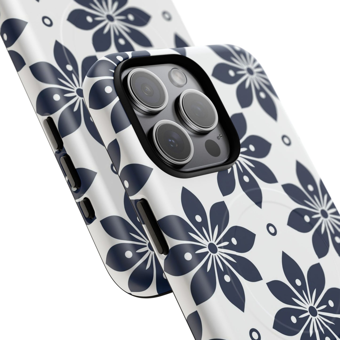 Azure Lattice Tough Magnetic Case