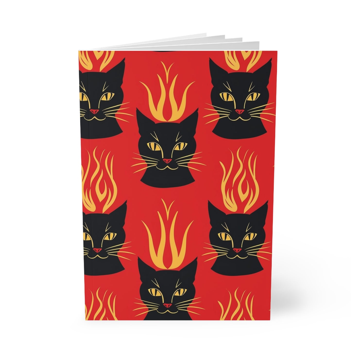 Devil Kitty Softcover Notebook, A5 Journal