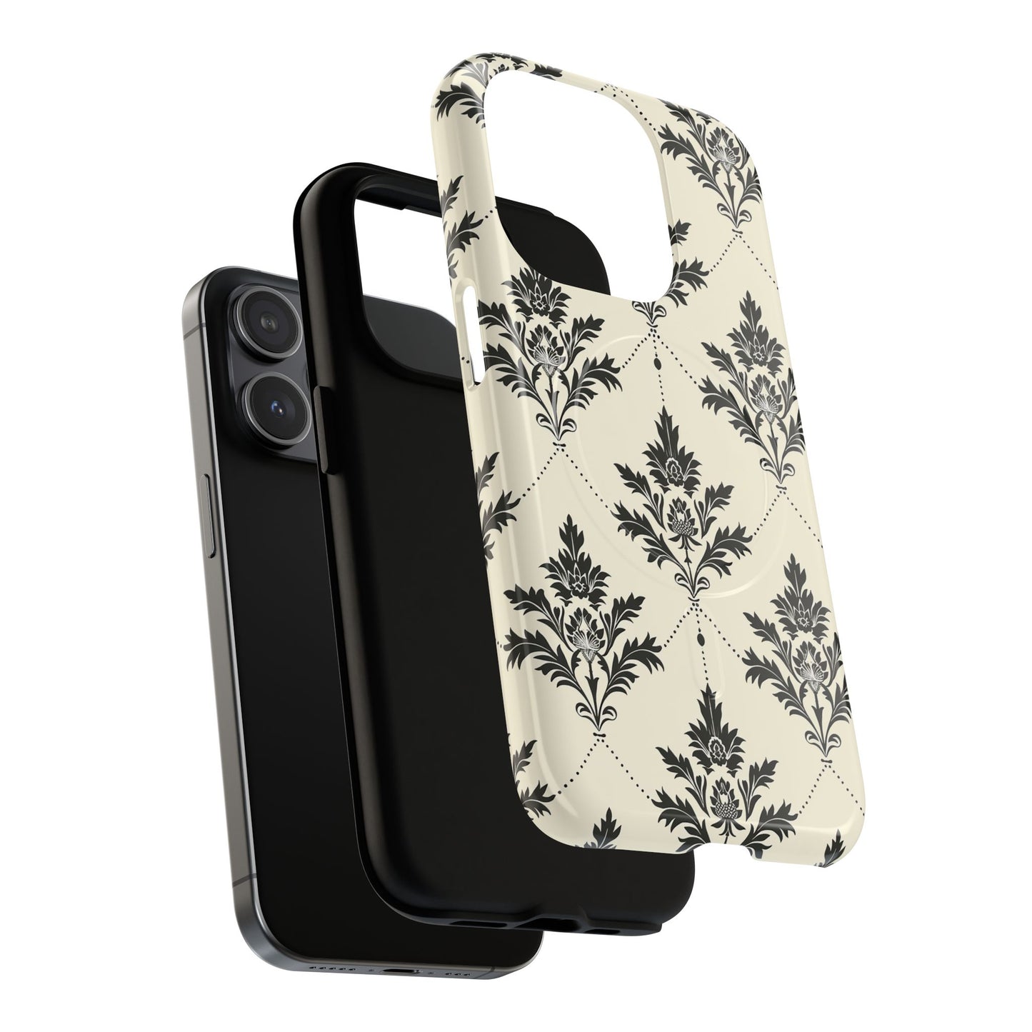 Midnight Damask Tough Magnetic Case