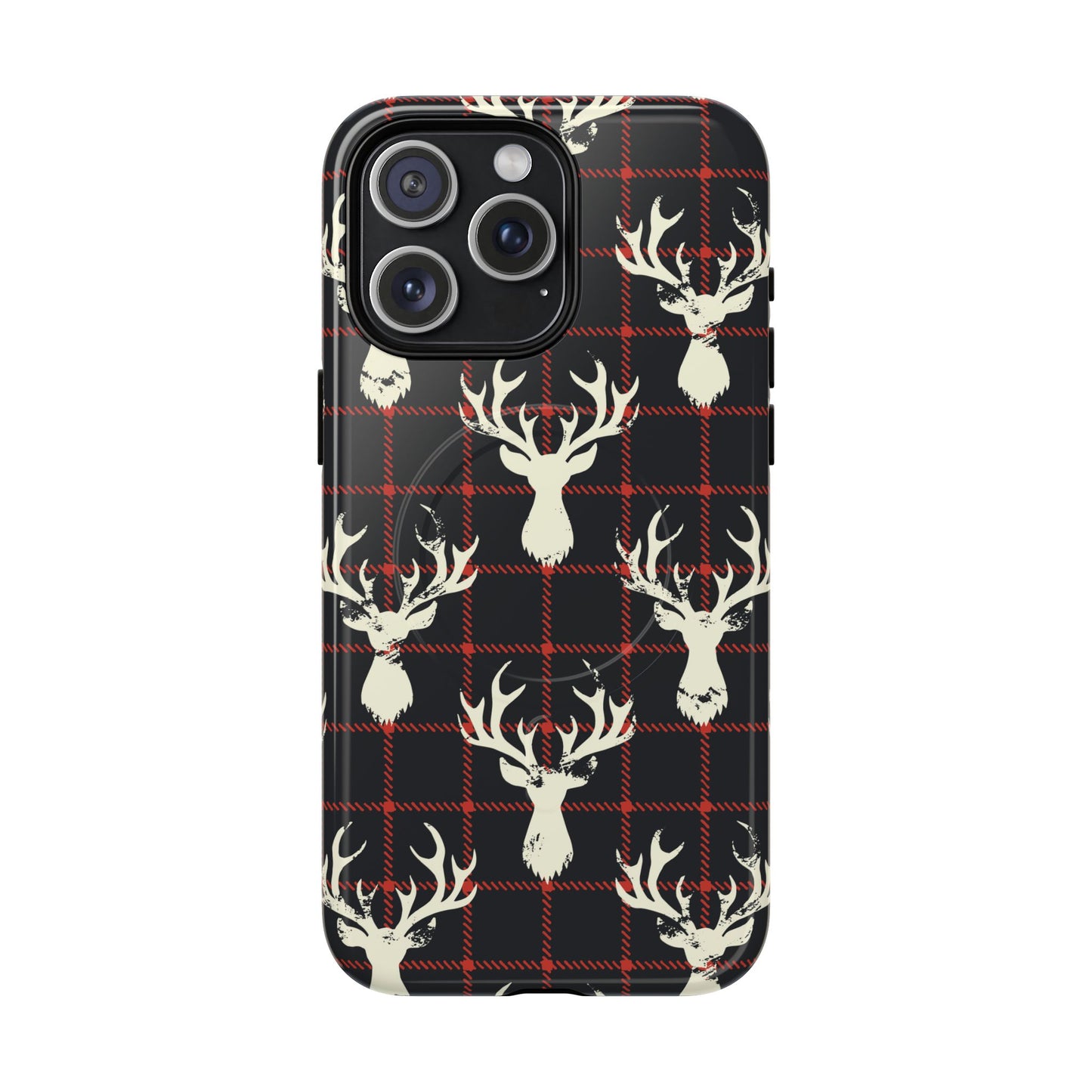 Stag Plaid Tough Magnetic Case