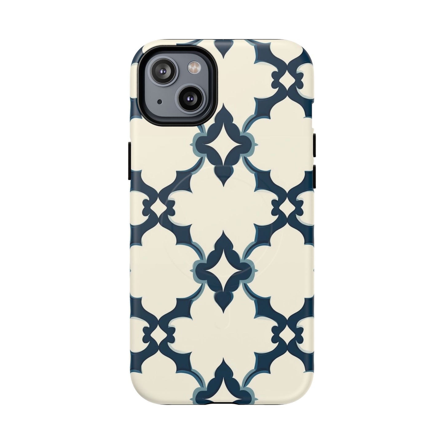 Midnight Quatrefoil Tough Magnetic Case