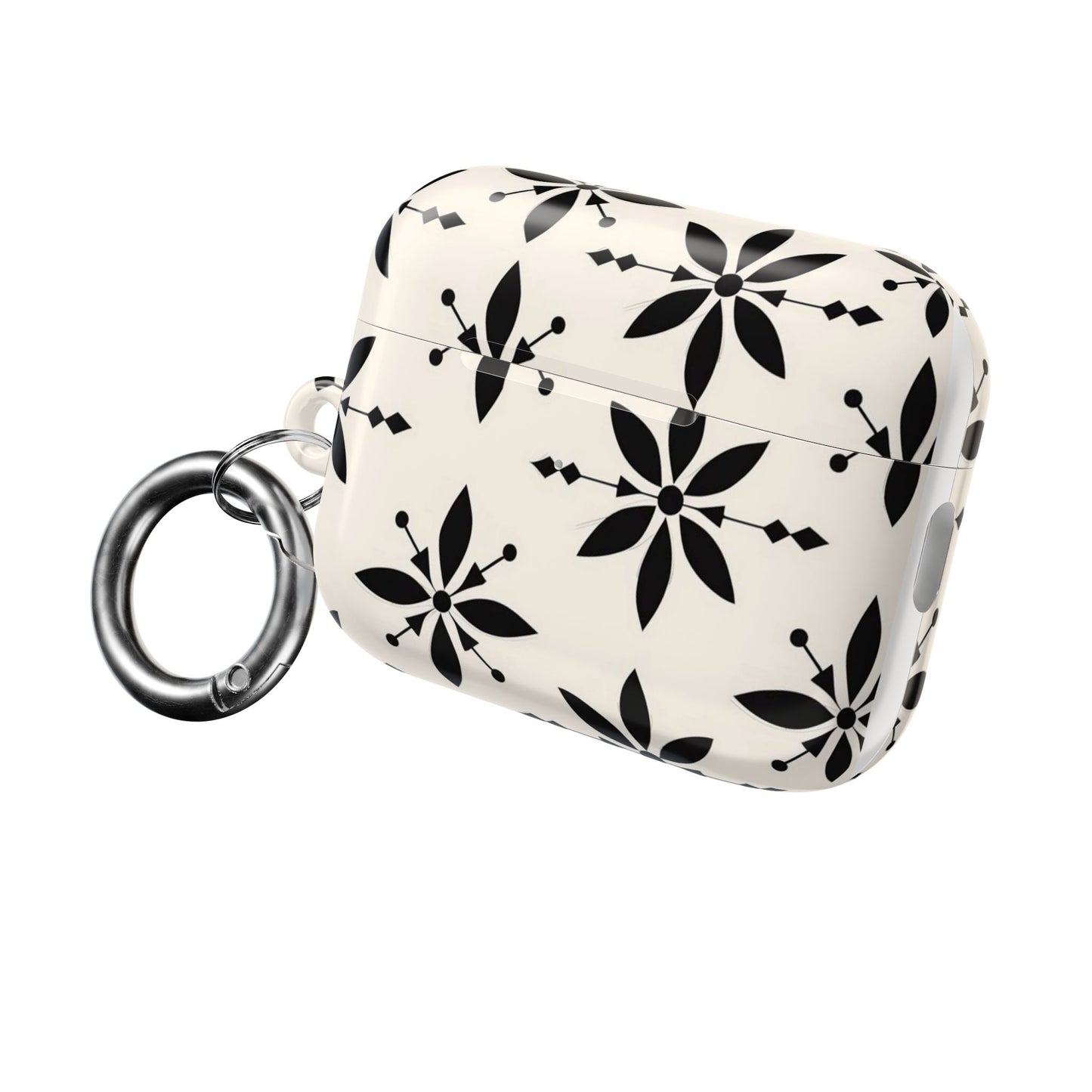 Cream & Black Design AirPod Cases
