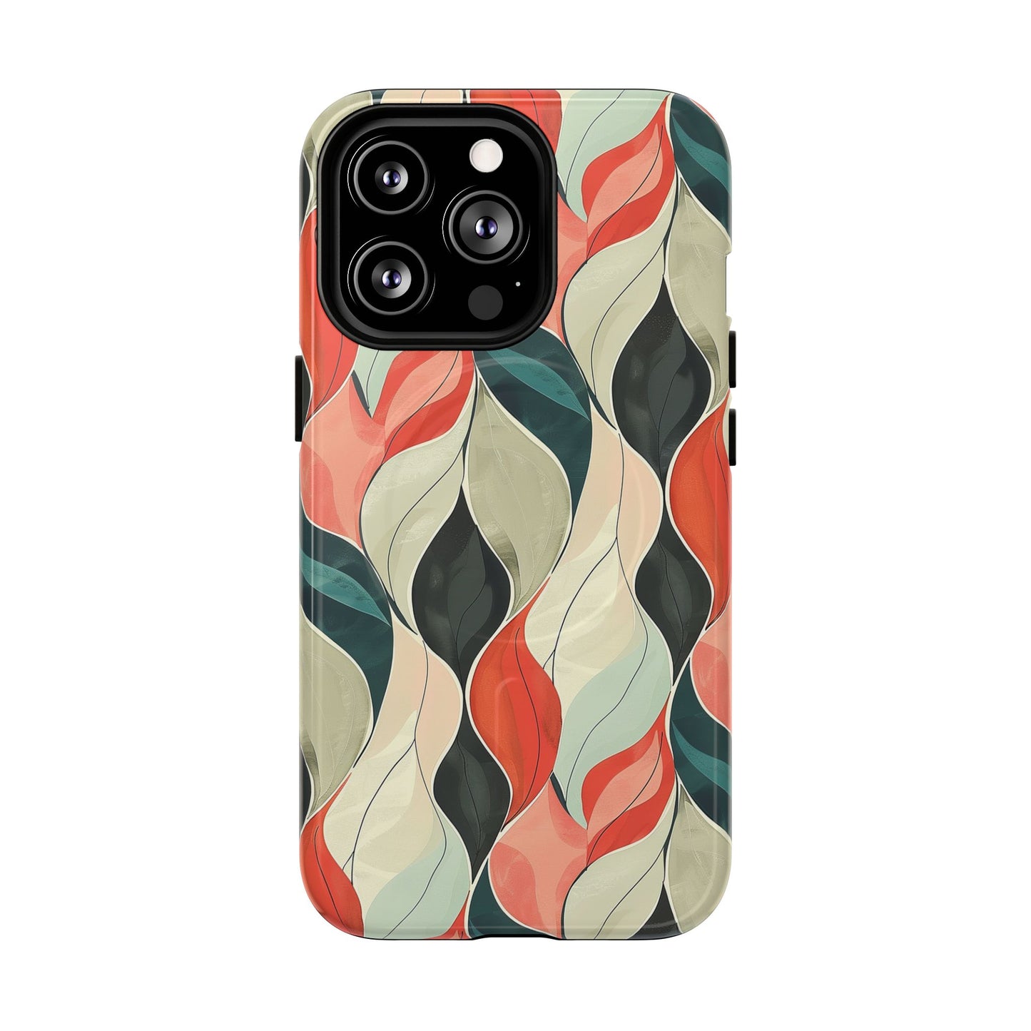 Soft Swirl Floral Tough Magnetic Case