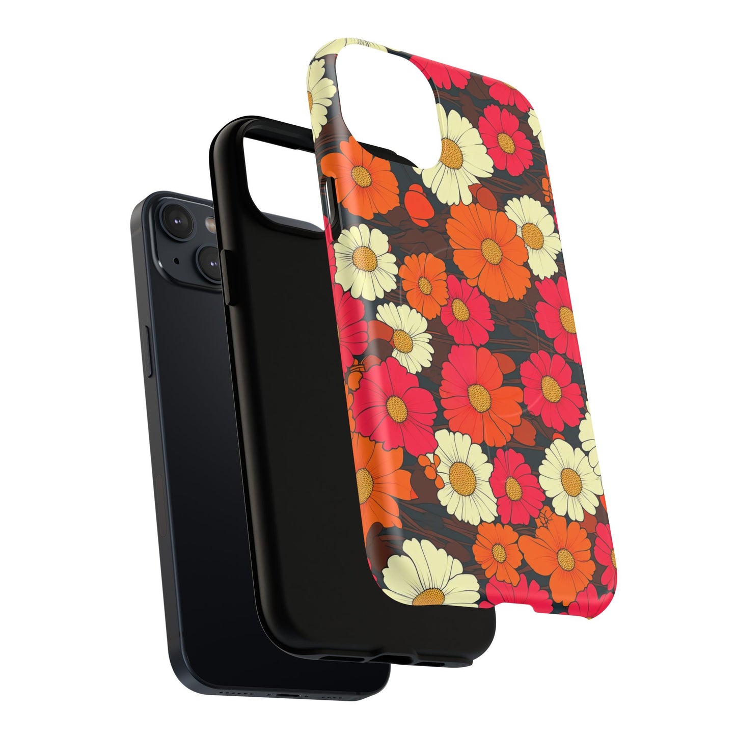 Flower Power Vintage Phone Tough Magnetic Case