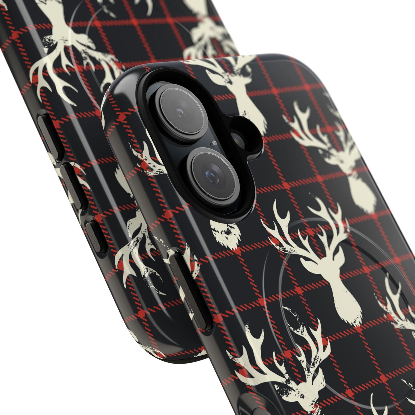 Stag Plaid Tough Magnetic Case