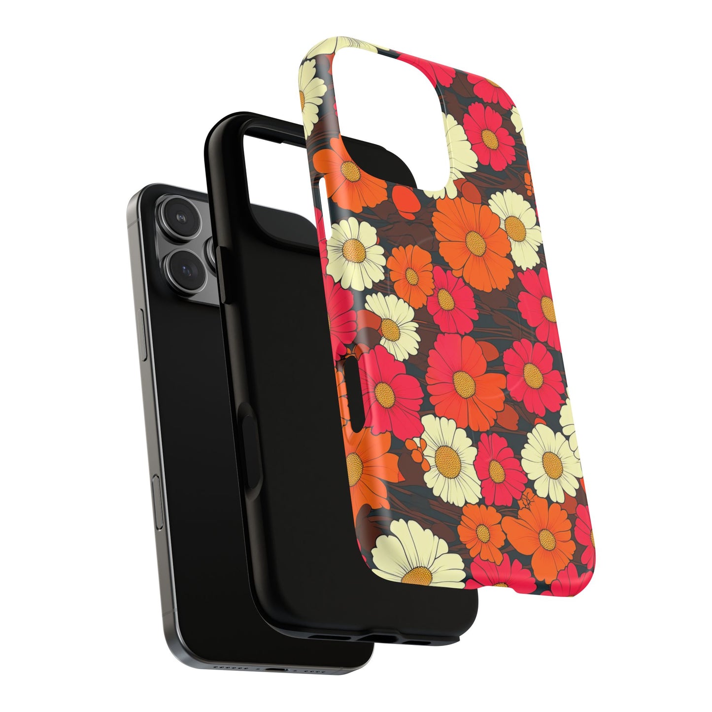 Flower Power Vintage Phone Tough Magnetic Case