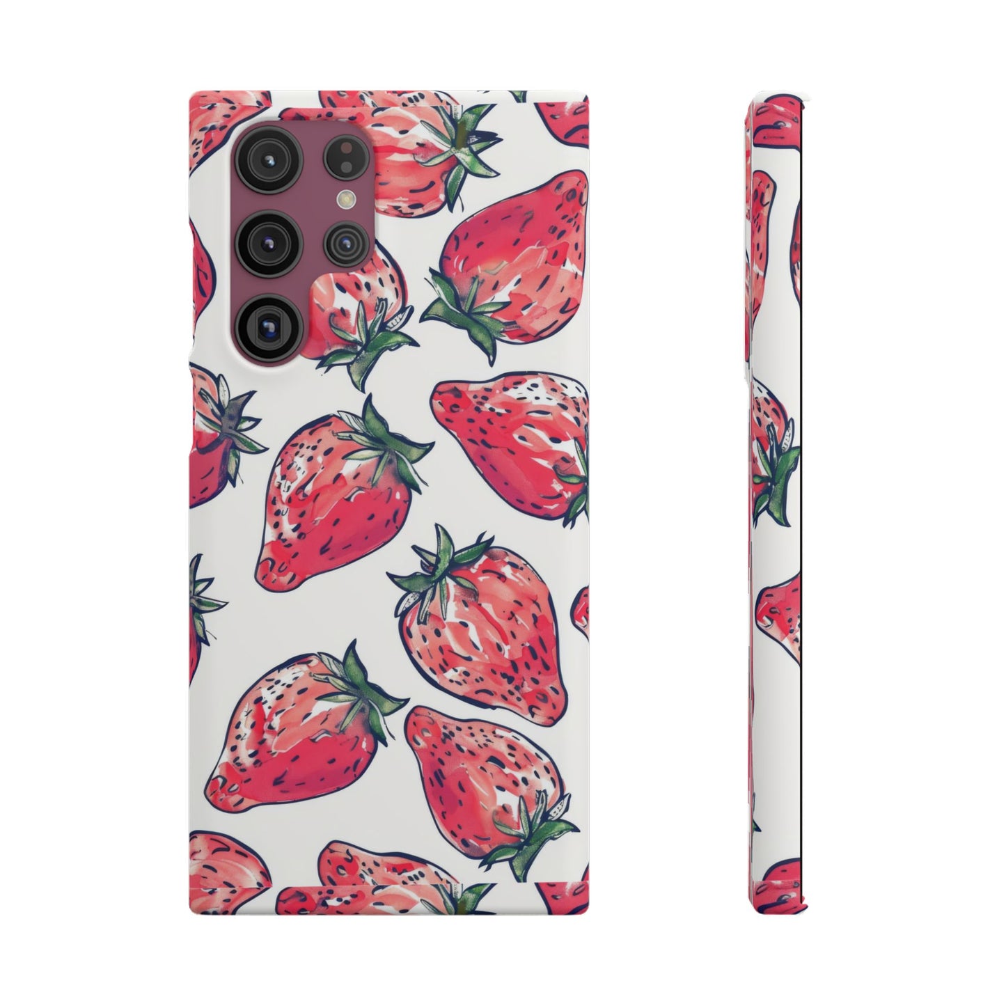 Creamy Berry Phone Snap Case
