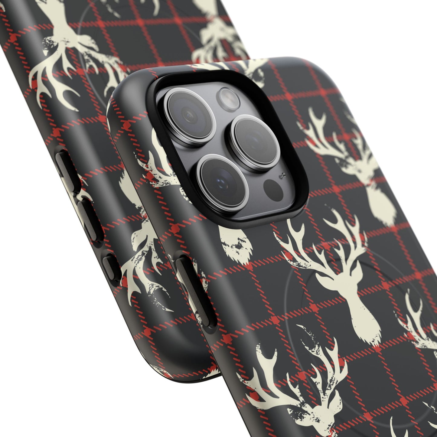 Stag Plaid Tough Magnetic Case