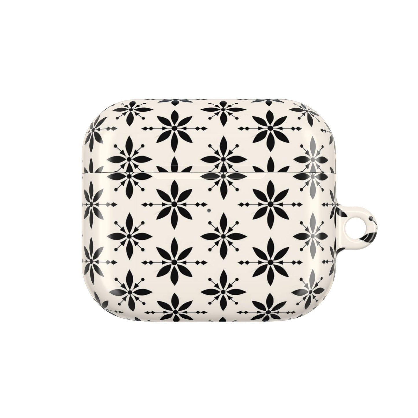 Cream & Black Design AirPod Cases