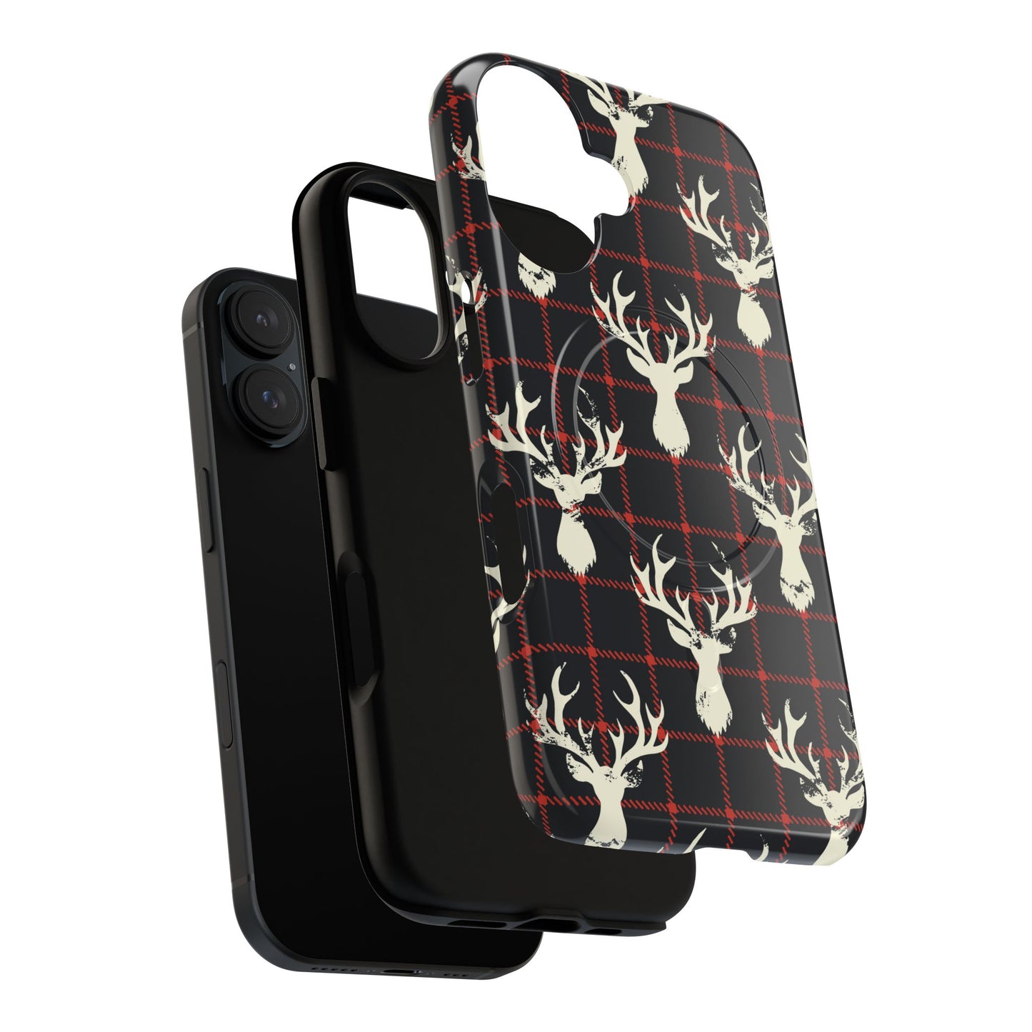 Stag Plaid Tough Magnetic Case