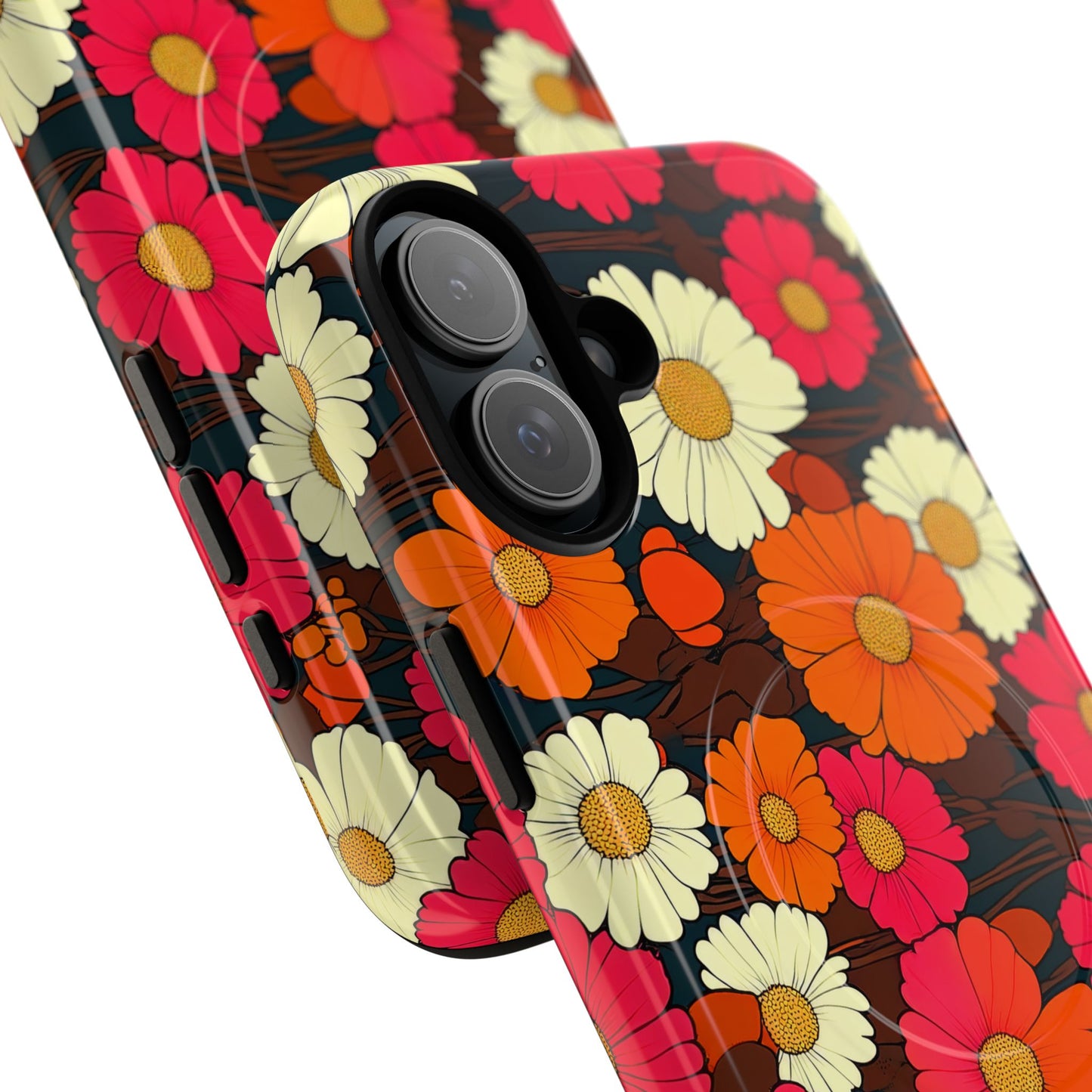 Flower Power Vintage Phone Tough Magnetic Case