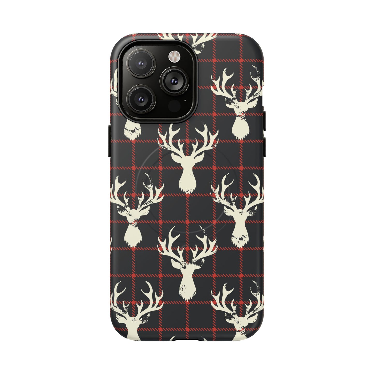 Stag Plaid Tough Magnetic Case