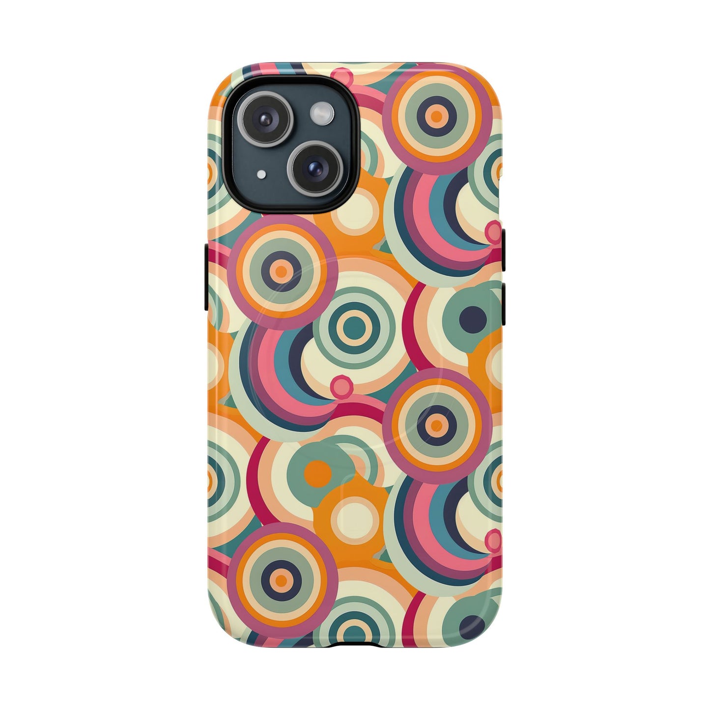 Retro Ripple Tough Magnetic Phone Case