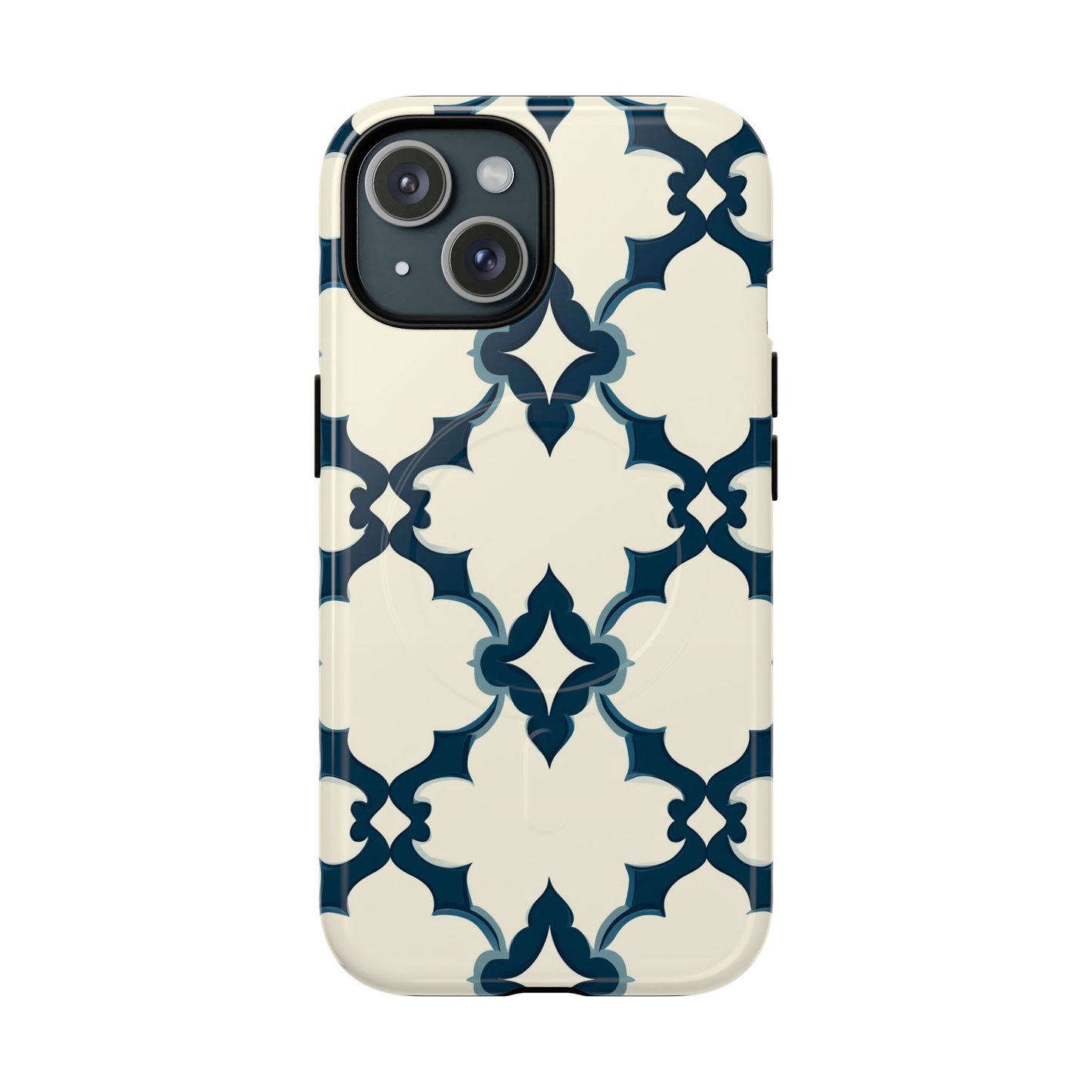 Midnight Quatrefoil Tough Magnetic Case