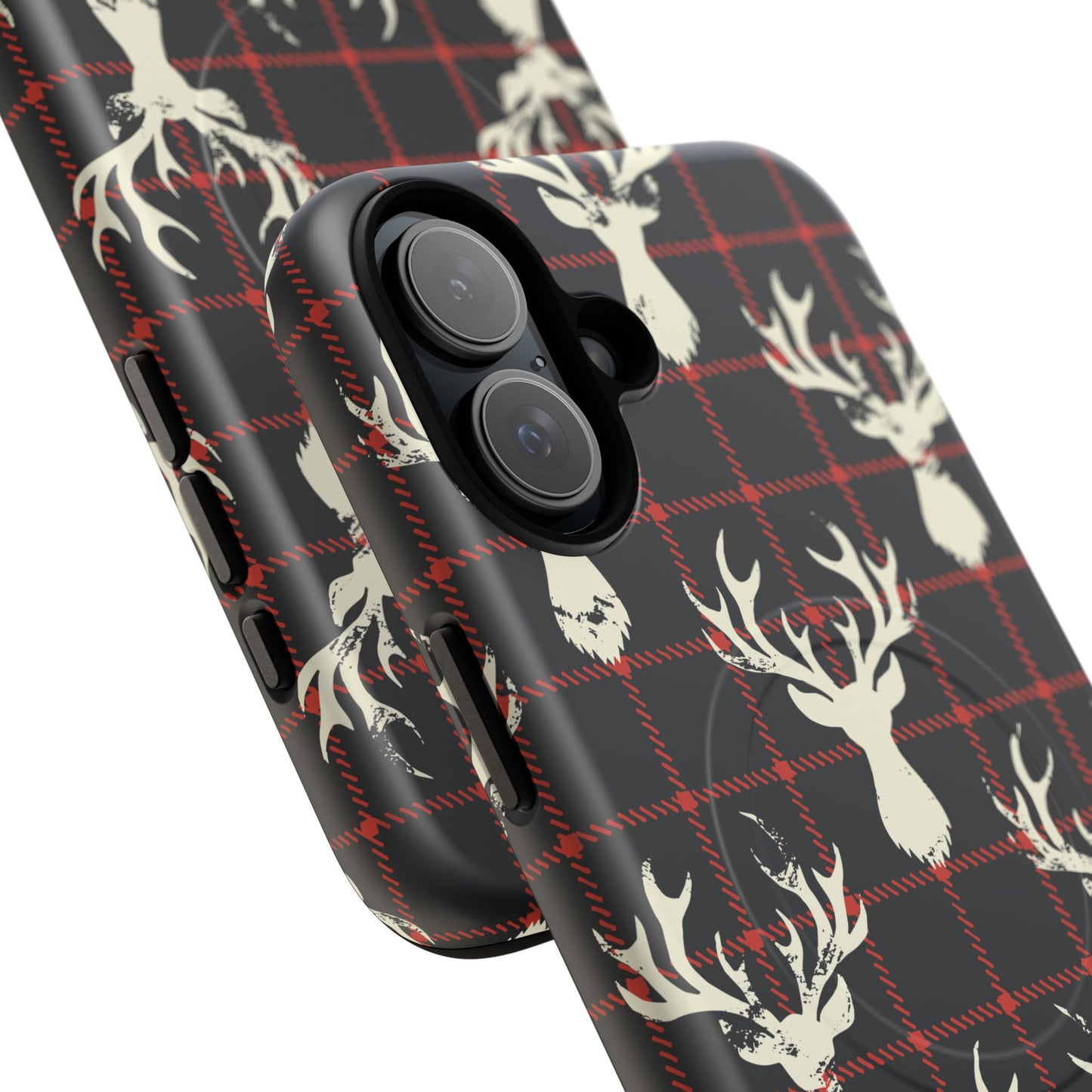 Stag Plaid Tough Magnetic Case