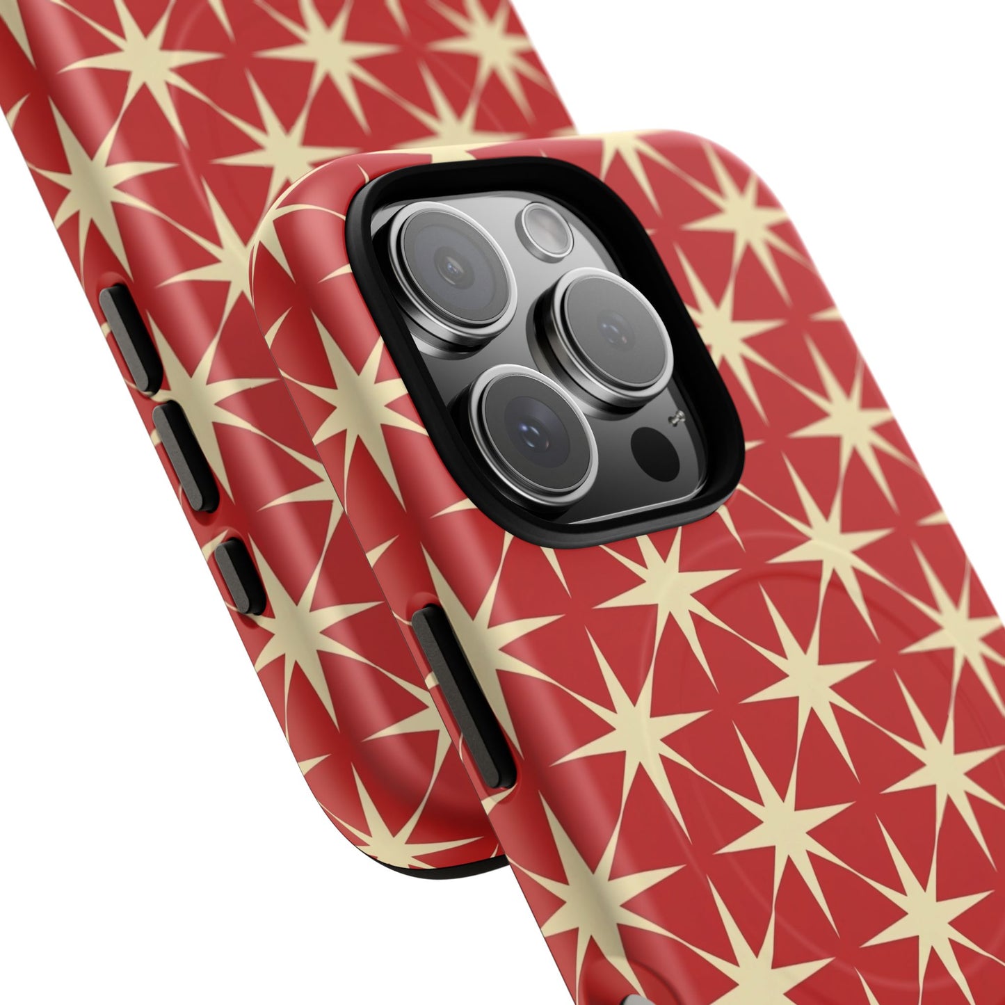 Crimson Star Tough Magnetic Phone Case