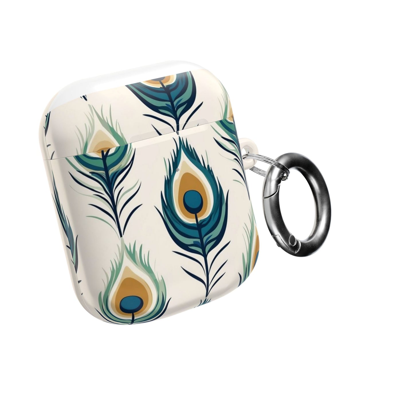 Strutting Peacock Feather AirPod Cases