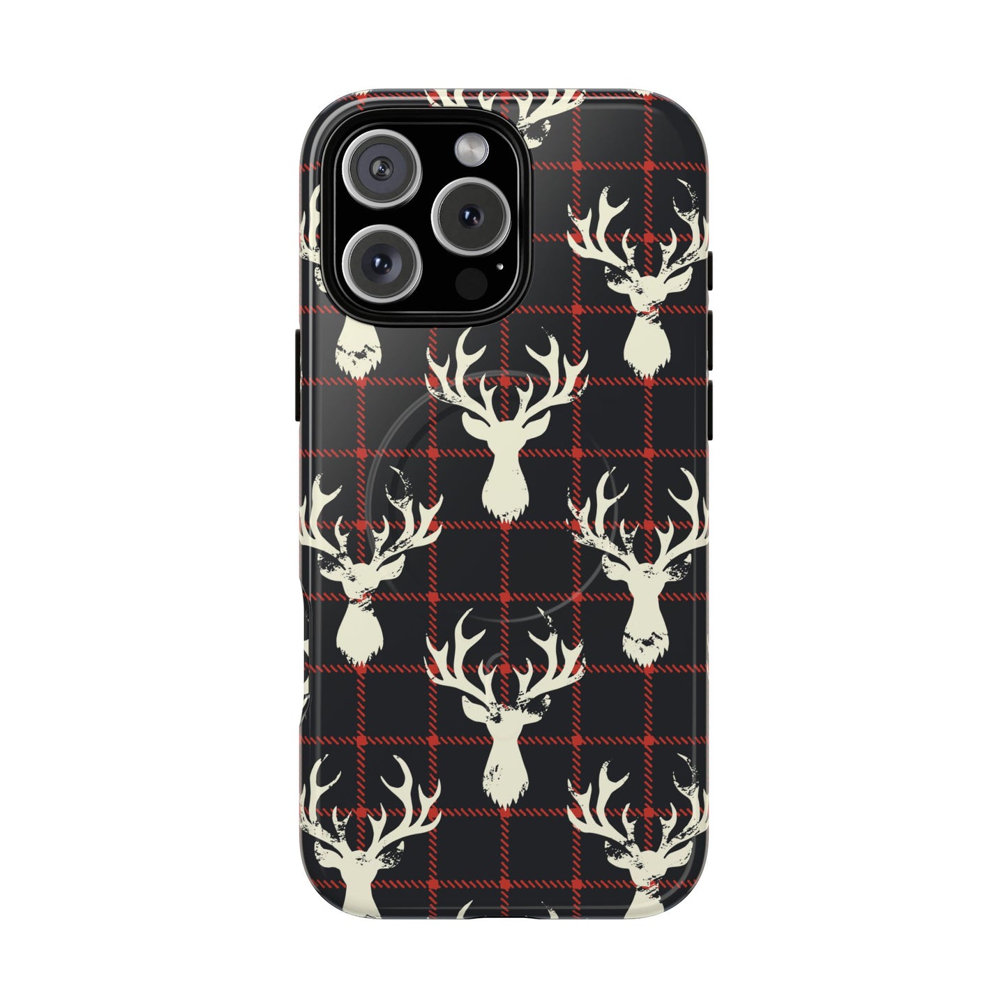 Stag Plaid Tough Magnetic Case