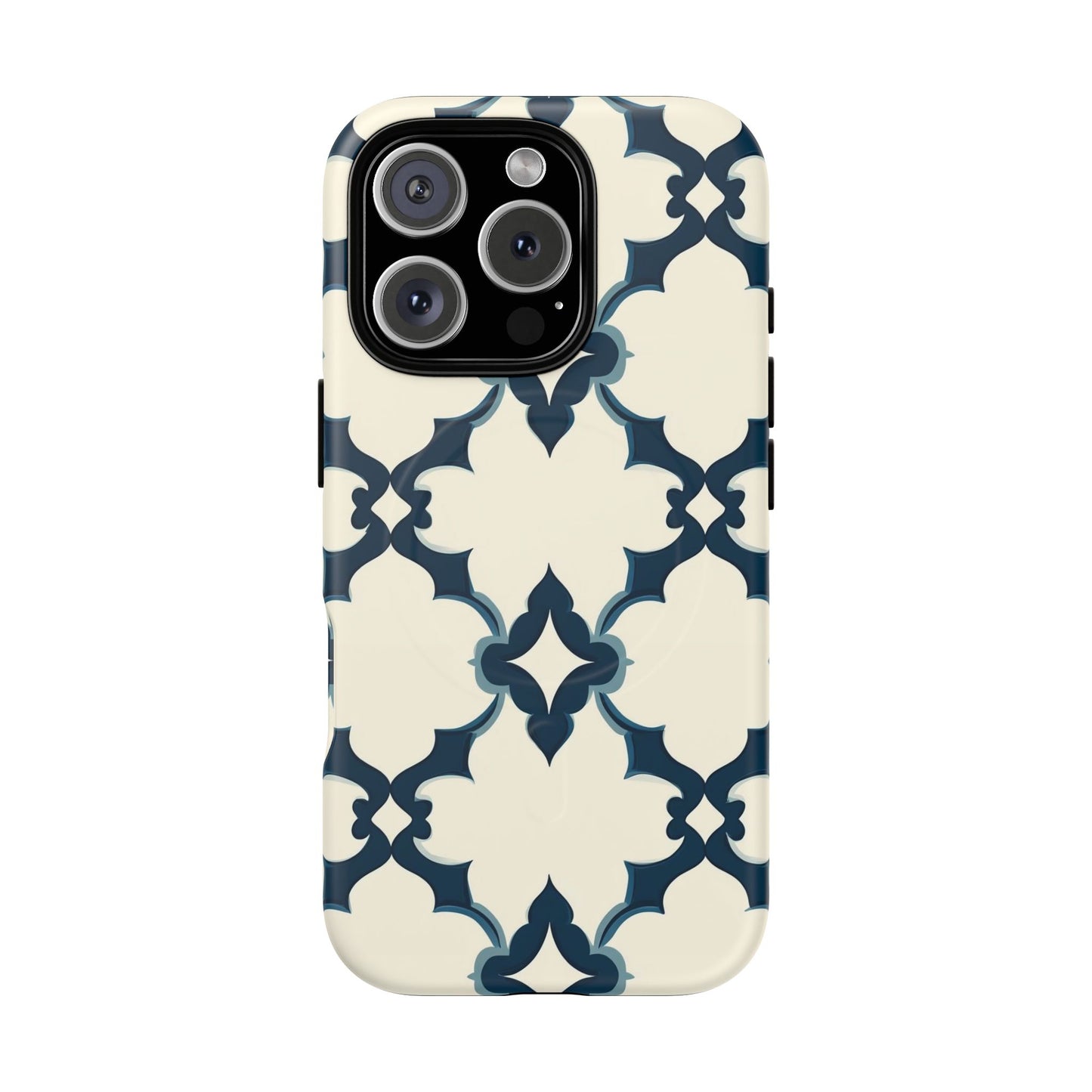 Midnight Quatrefoil Tough Magnetic Case